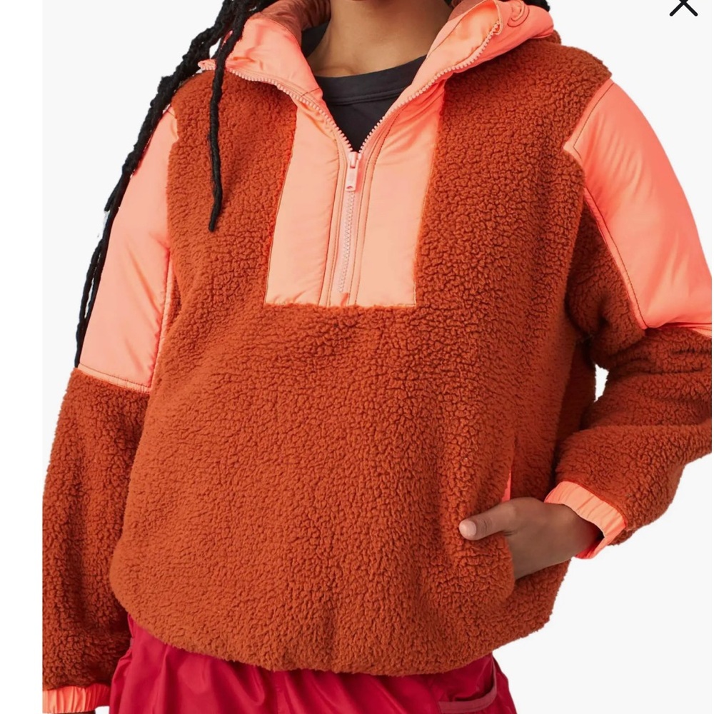 Free People Movement Lead the Pack Fleece Hooded Pullover